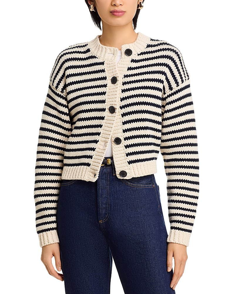 Striped Chunky Femme Cardigan